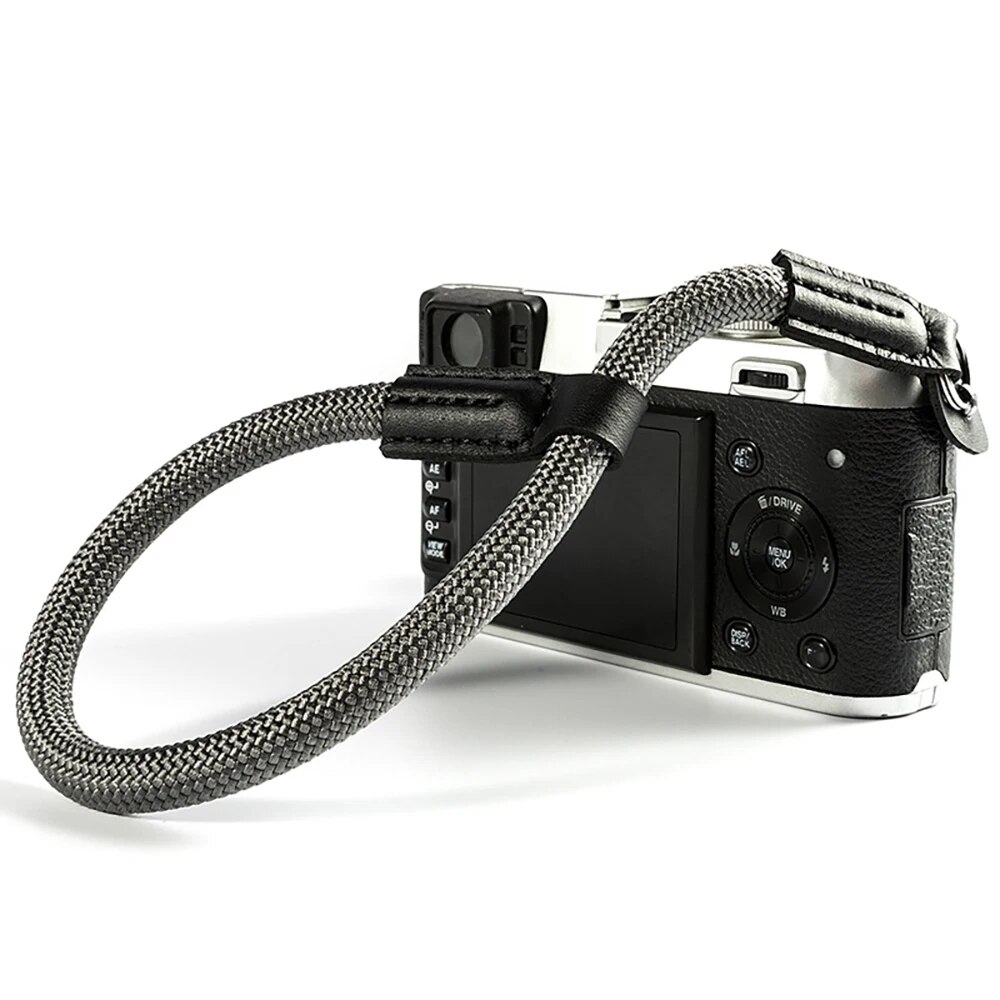 【Lejia】Digital Camera Accessories Handmade Nylon Digital Camera Wrist Hand Grip Braided Wristband