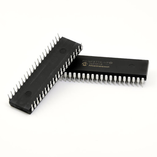 PIC16F877A PIC16F877 PIC-16F877 PIC 16F877 Microcontrollers IC 8-Bit 20MHz 256B EEPROM Microchip MCU DIP-40 40 Pin Dual In Line Package Chip Electrical Circuitry & Parts. 