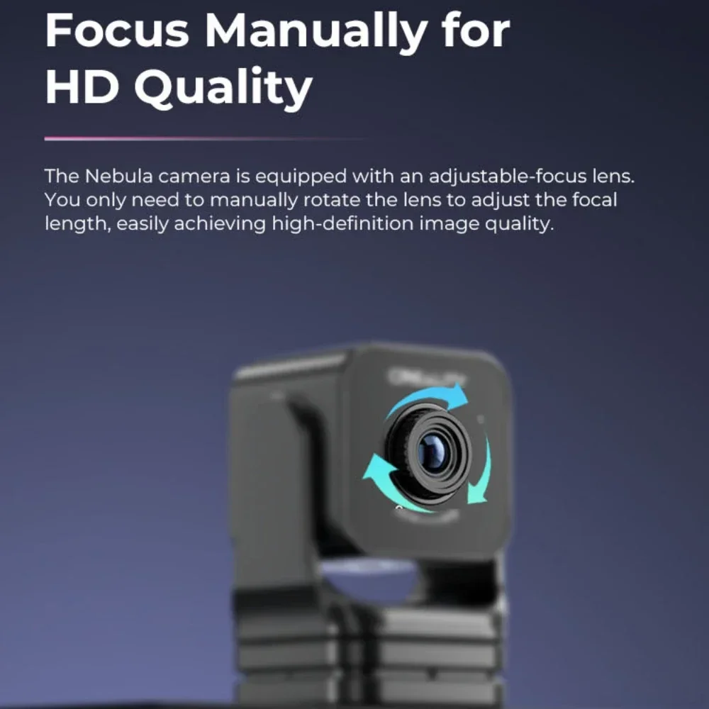 Creality Nebula Camera Upgrade 3D Printer Real-time Monitoring Time-lapse Filming Spaghetti Detection Manual Focus USB Interface. 