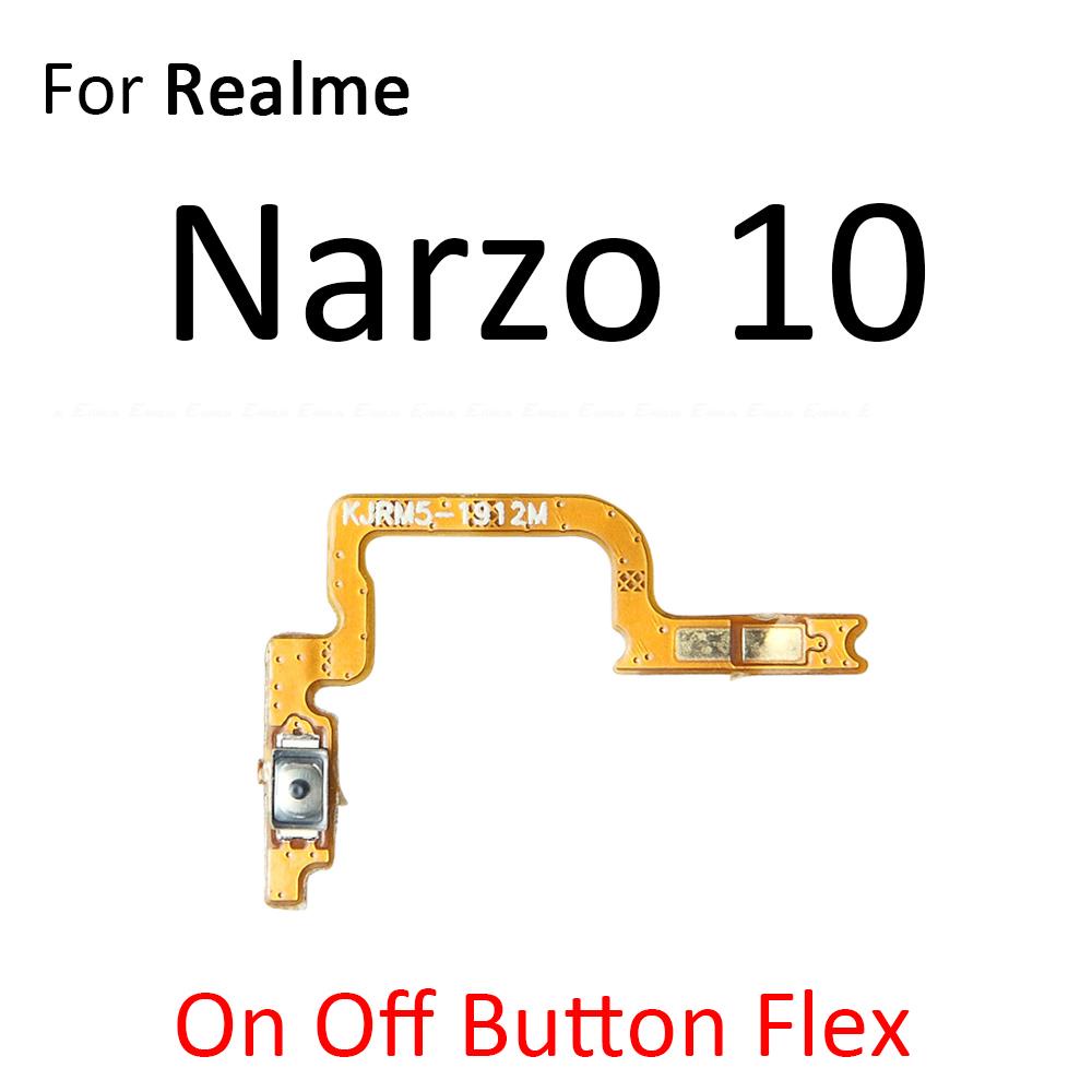 Power ON OFF Mute Switch Control Key Volume Button Flex Cable Parts For OPPO Realme Narzo 10 10A 20A 20 Pro. 