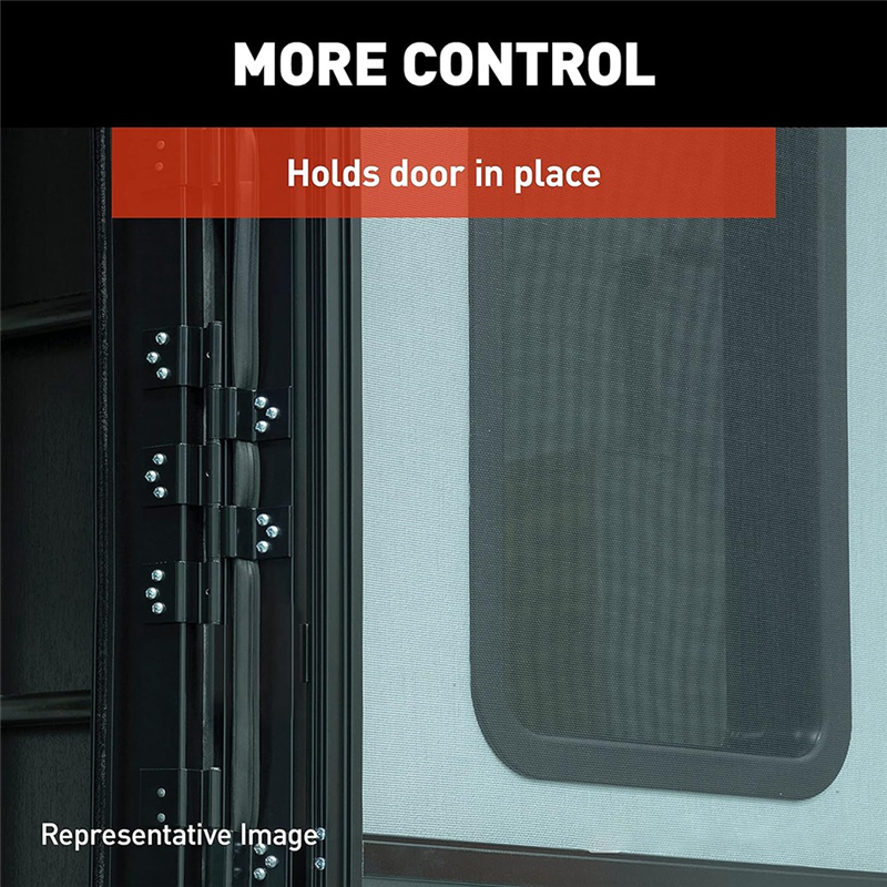 RV Entry Door Friction Hinge Kit for 5Th Wheel, Travel Trailer and Motorhome (Pack of 2). 