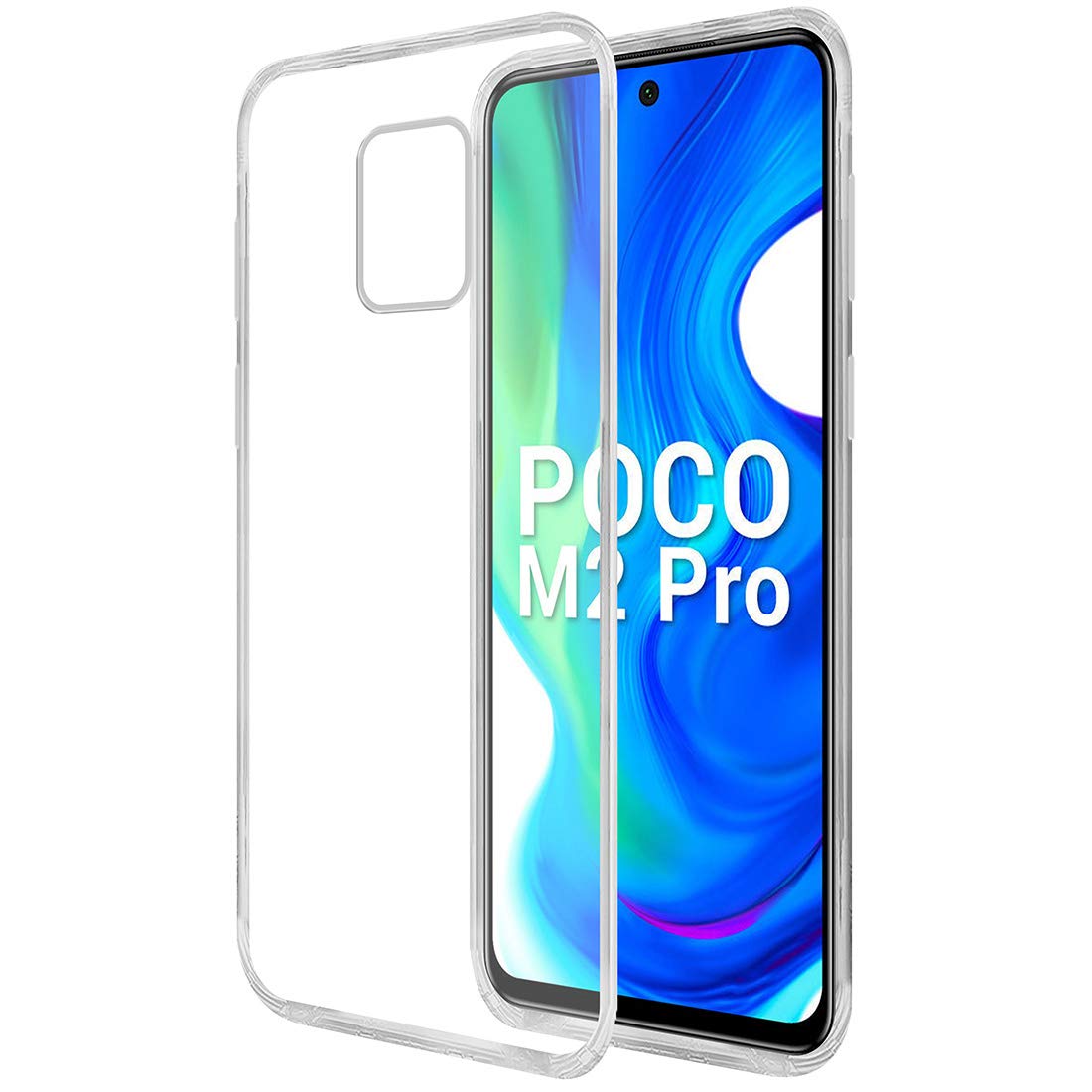 Back Case For Xiaomi Poco M2 Pro Transparent Cover Tpu Back Case