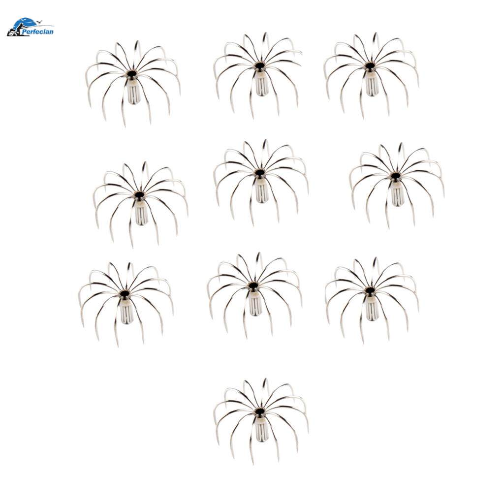 10pcs Squid Jig Hook Deep Sea for Cuttlefish Sleeve , 2.8cm 2.8cm. 