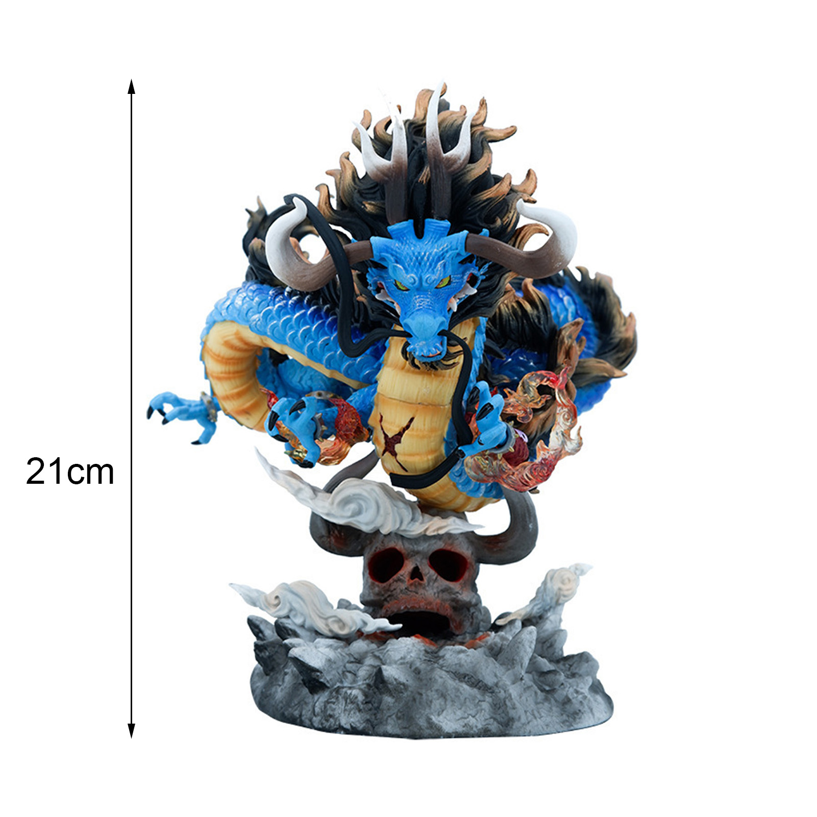 One Piece Figure with Glowing Base One Piece Action Figure Model Toy. 