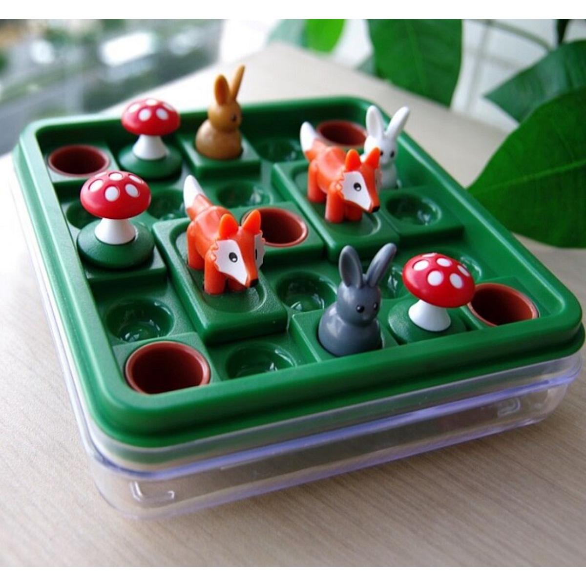 【happy one】Funny Rabbit fox early education toys logic space thinking Reasoning Family Party
