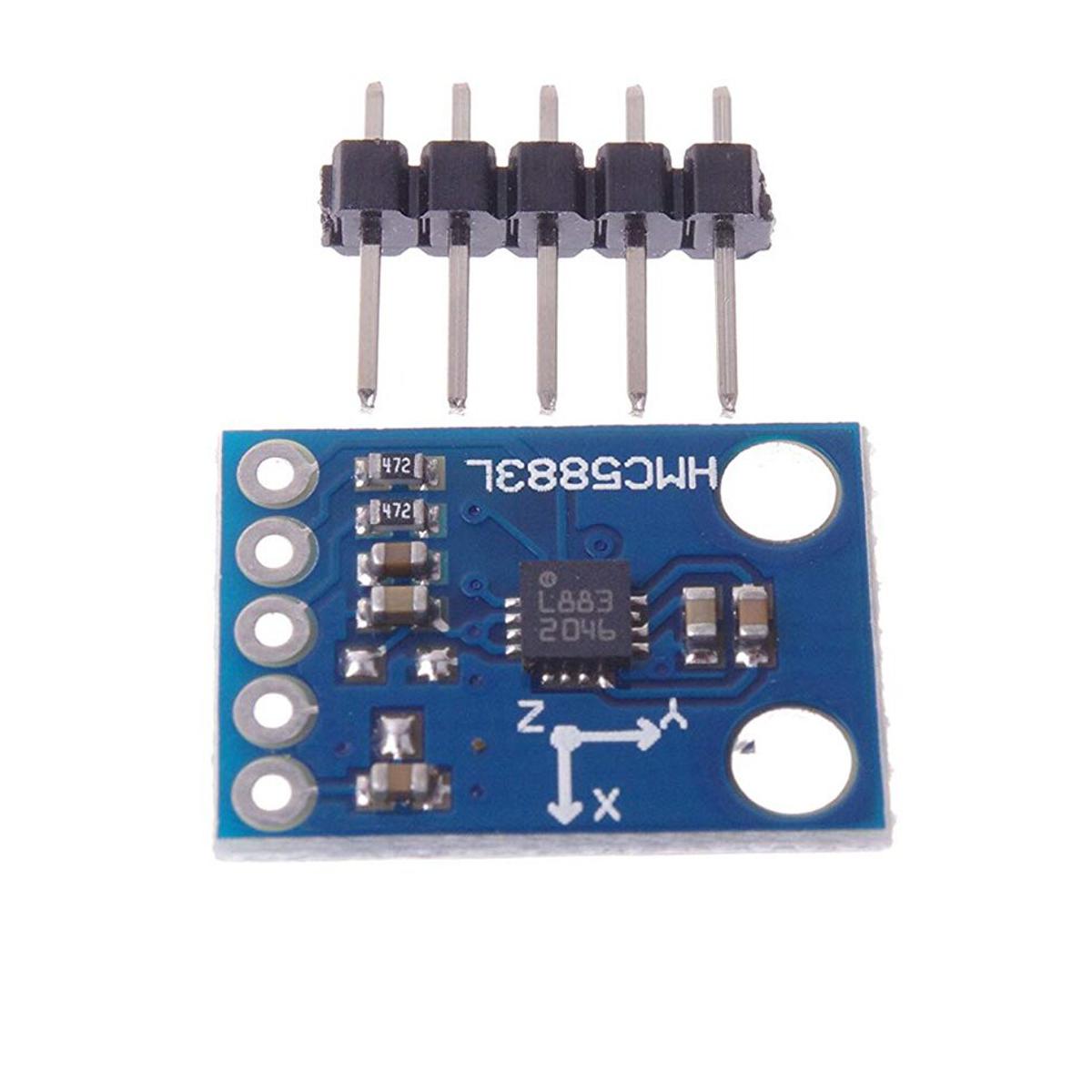 【happy one】GY-273 3V-5V HMC5883L Triple Axis Compass Magnetometer Sensor Module Axis Magnetic Field Module Arduino
