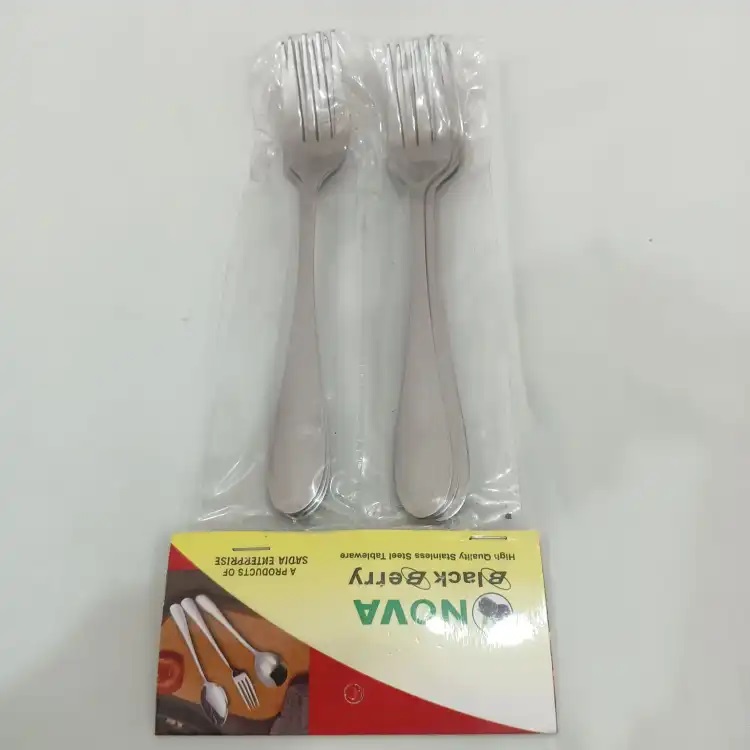18 pcs or any 6 pcs {that you will order} stainless steel spoon set 6 pcs tea 6 pcs fork and 6 pcs sup spoon 12cm long mirror polish silver color spoon set 18 pcs set. 