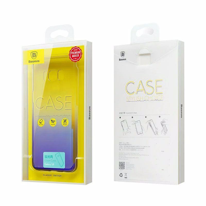 Basius Glaze Case For Mi A3 Ultra Slim Gradient Color Hard Back Cover. 