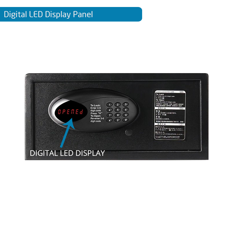 Digital Locker Safe Box Zymak HS-320 Locker Box Vault Affordable Price Security Safes Locker For Laptop Files Documents Valuables Hotel Safe Locker. 