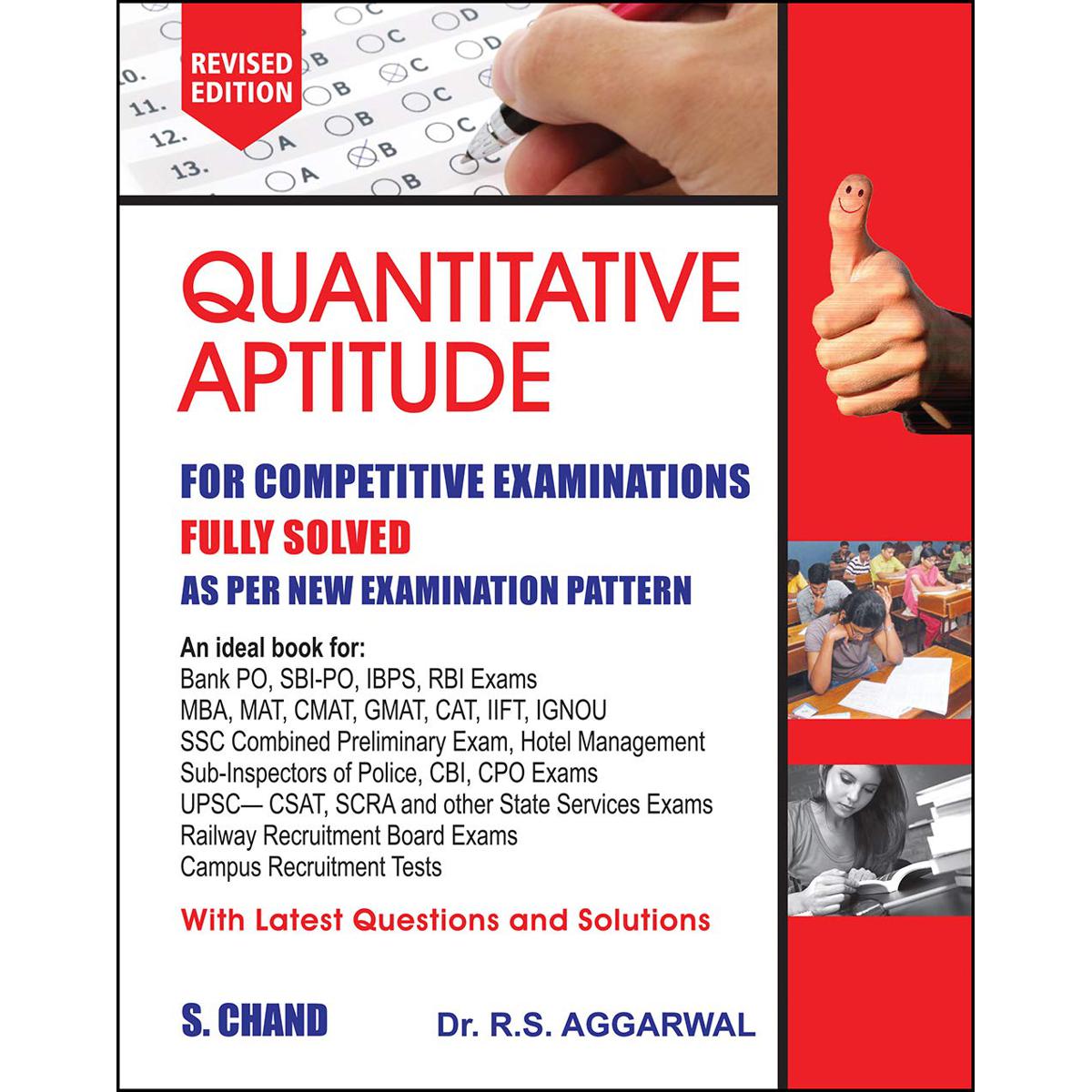 Quantitative Aptitude for Competitive Examinations by R.S. Aggarwal