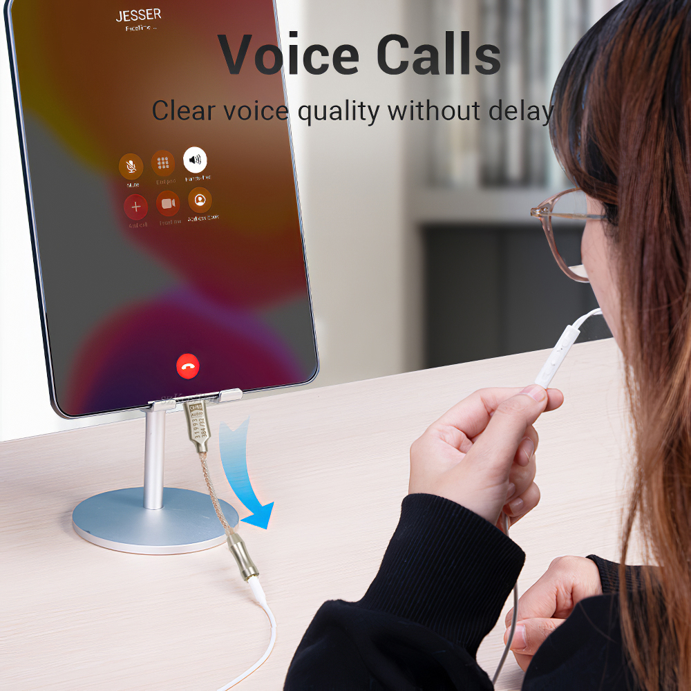 CX31993 USB Type-C to 3.5mm Audio interface Headphone Amplifier HiFi DAC Earphone Sound Amplifier 32bit 384kHz Audio Adapter. 