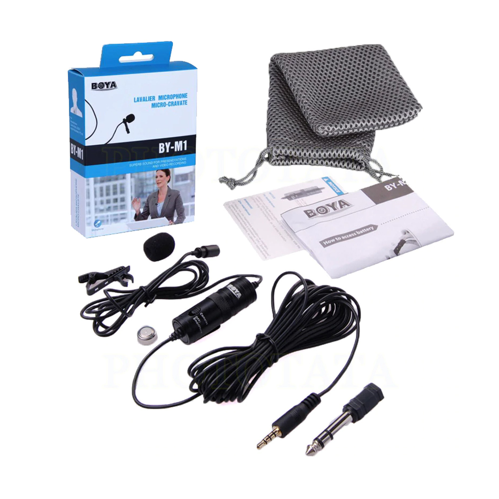 Original BOYA M1 Microphone for Smartphone, DSLR, Laptop & PC. 