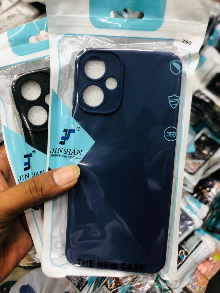 For Symphony Z60 Back Cover Simple Candy Color Square Edge Liquid Silicone Phone Case  For Symphony Z60. 
