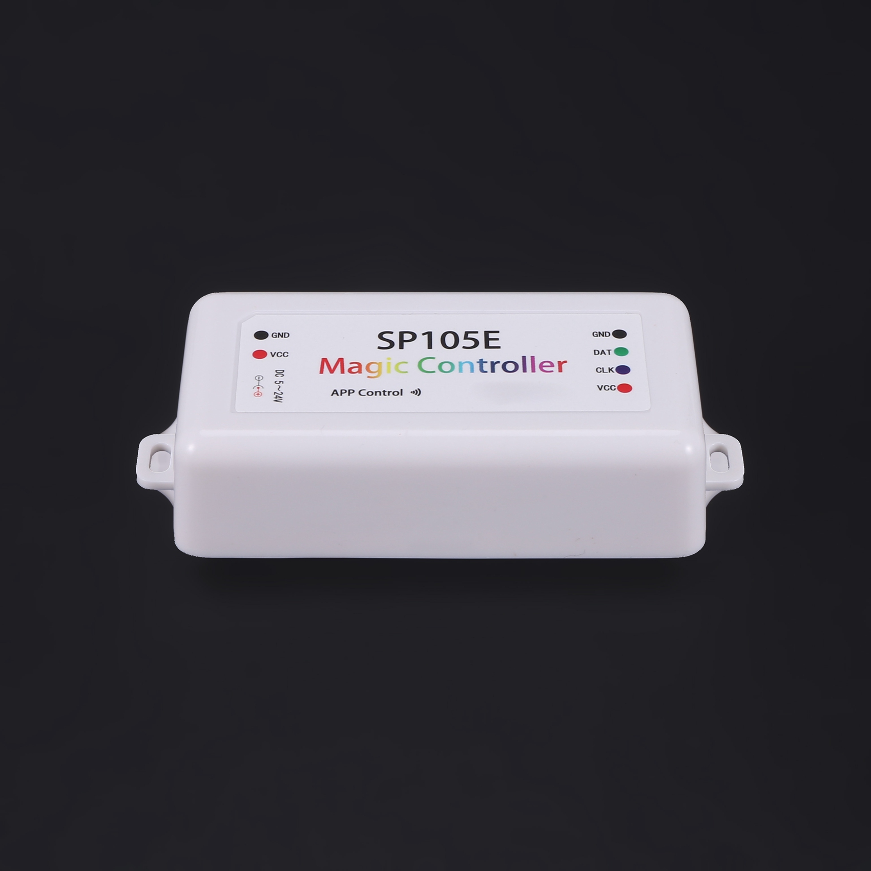 SP105E Wireless Bluetooth Controller APP WS2811 WS2812B WS2801 SK6812 APA102 Individually Addressable Programmable LED Strip Pixel Module Panel Light DC5V-24V for IOS/Android. 