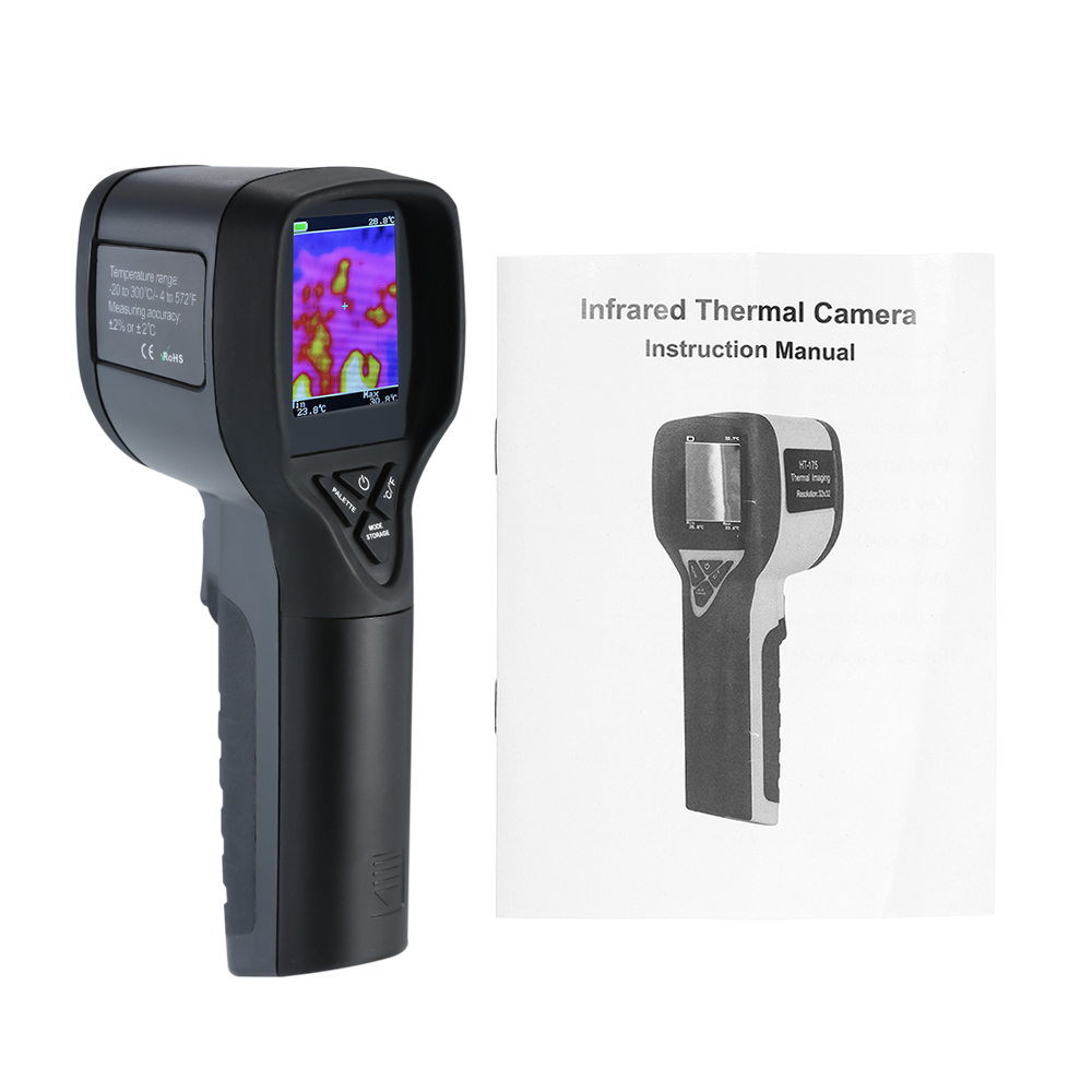 -20~300°C/-4~572°F Professional Thermal Imager Mini LCD Digital Handheld Thermal Imaging Camera Infrared Ther-mo-meter. 