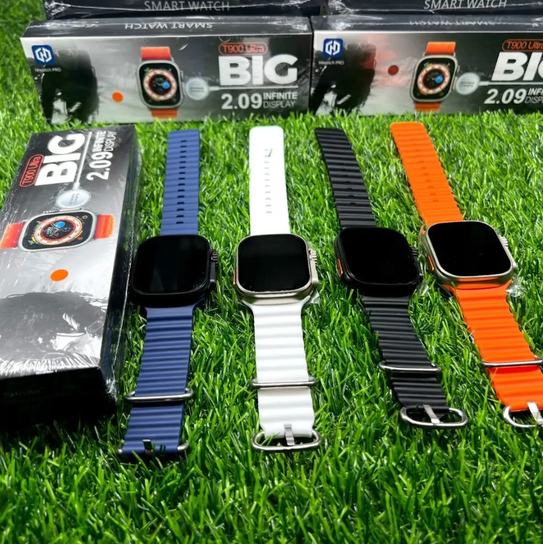 T900 Ultra Big 2.09 Infinite Display Bluetooth Call & Multi Functional Smartwatch. 
