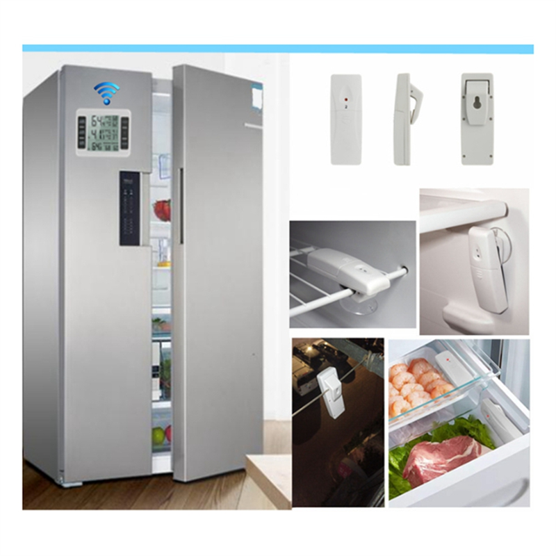 Wireless Refrigerator Thermometer Digital Freezer Thermometer Temperature Monitor with 2 Sensors for Indoor Outdoor Easy to Use. 