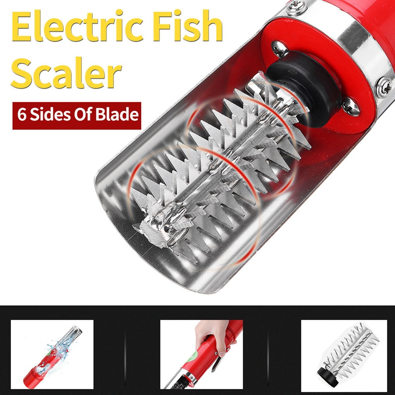 Fish Scale Remover Accessories Electric Scaler Remove Durable Cutter Head Tool A. 