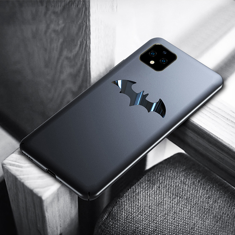 Back Cover For Google Pixel 4 XL Batman Phone Case Full protector Metal Bat design Shockproof Cover For Google Pixel4 XL Cases. 