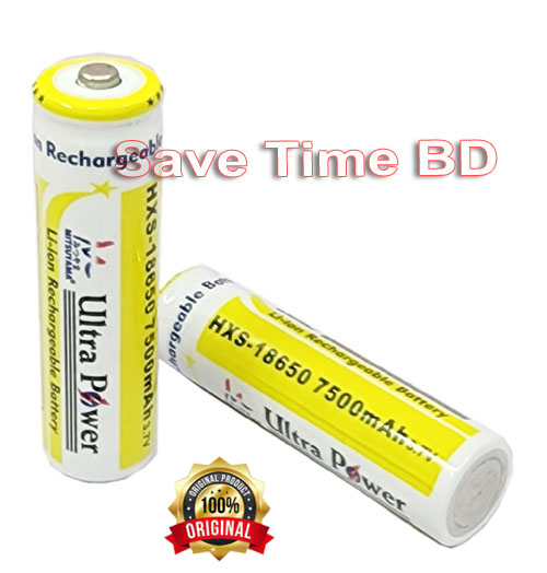 Ultra Power 18650 Lithium Li-ion Rechargeable Battery