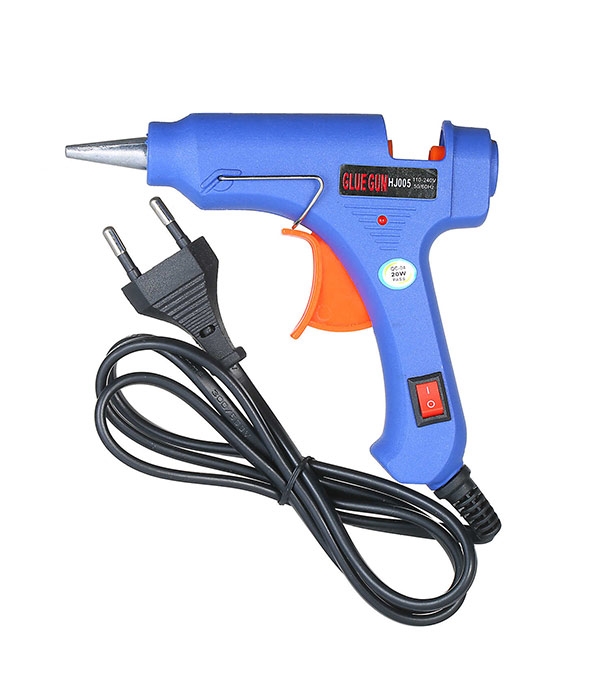 Premium Hot Glue Gun + 5 Free Glue Sticks – Fast Heating, Strong Bonding, Perfect for DIY & Crafts. 
