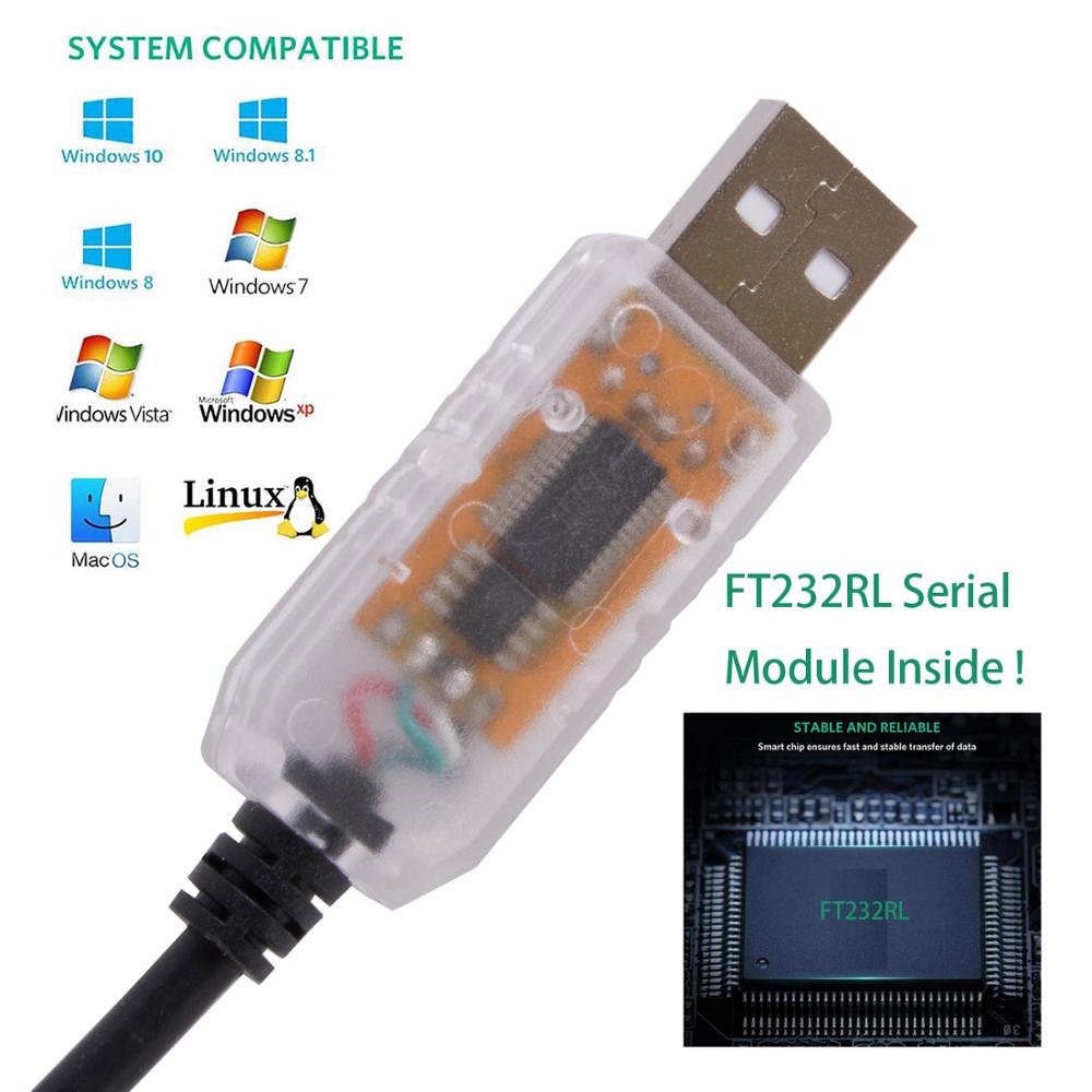 USB to RS485 RJ45 Communication Cable for Delta IFD6500 Serial Port Converter With FTDI chip Support Win10. 