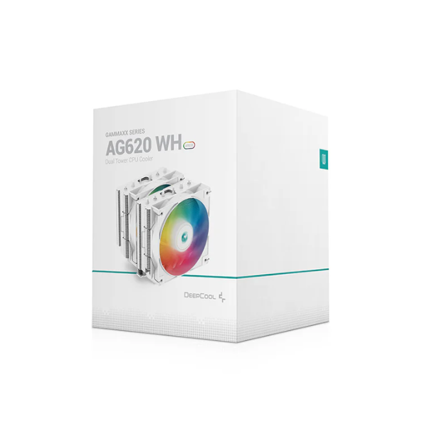DeepCool GAMMAXX AG620(WHANMN G-2) 120mm Dual Tower White ARGB Air CPU Cooler