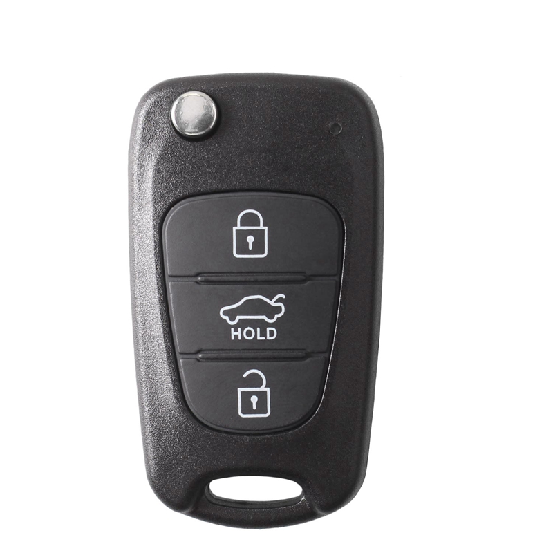 3 Buttons Flip Folding Remote Key Shell Case for Hyundai I20 I30 I35 IX20 IX35. 
