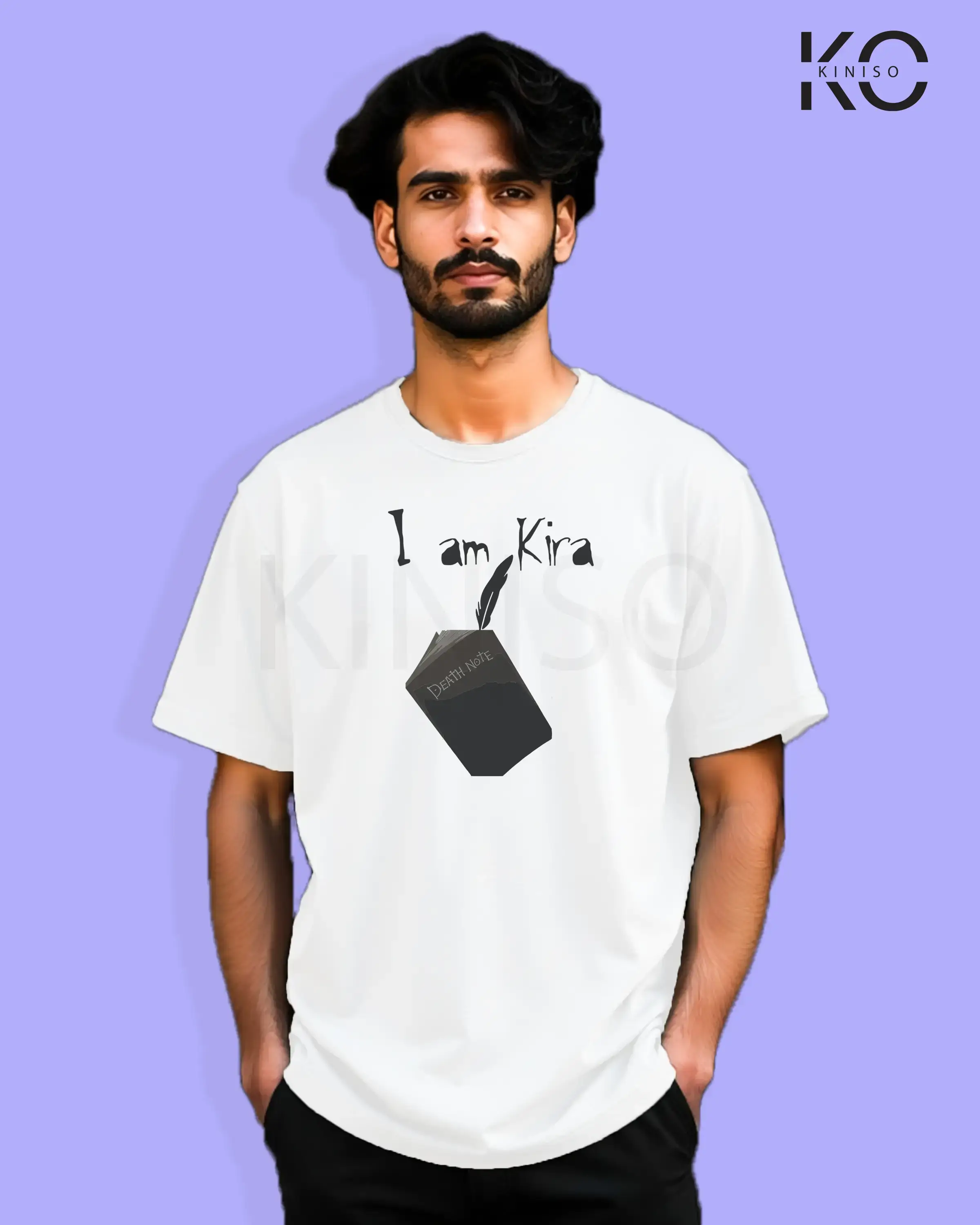 Death Note T-shirt - I am Kira - Anime T-shirt for Men in Bangladesh by KINISO. 