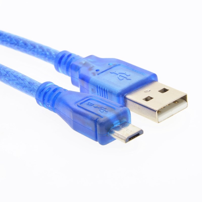 30cm Micro USB Cable for ESP8266 ESP32 Arduino Due. 