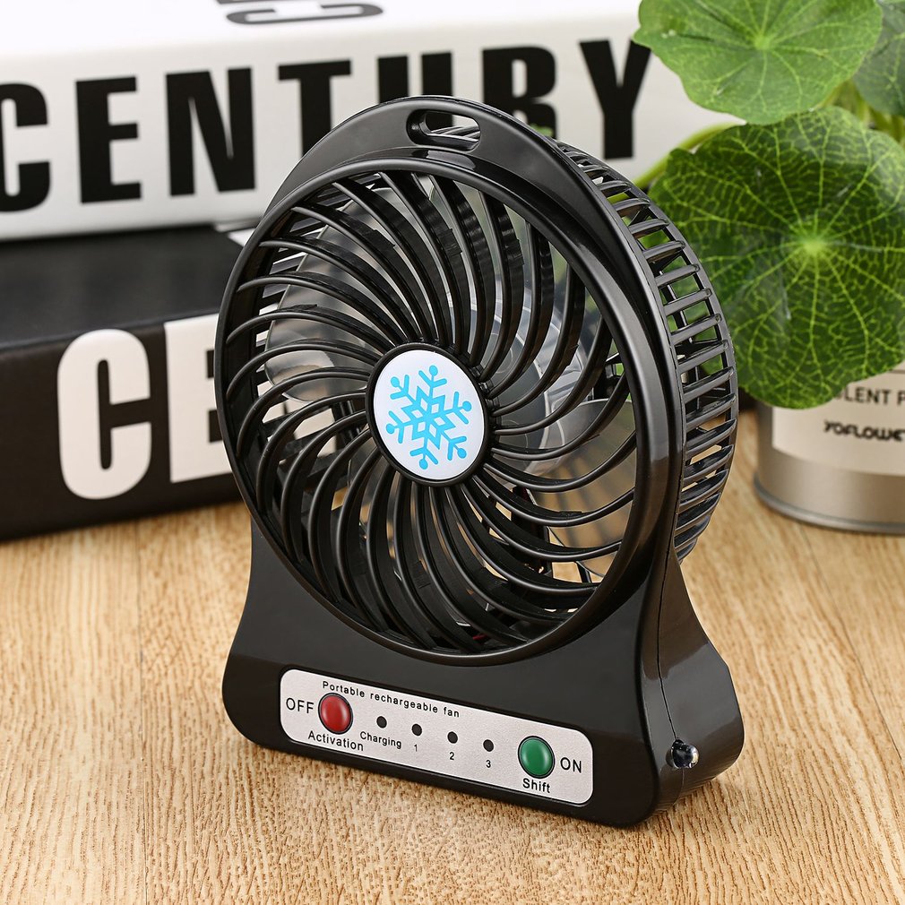 Mini Small Fan Usb Charging Desktop Student Dormitory Office Portable Plantain Small Fan