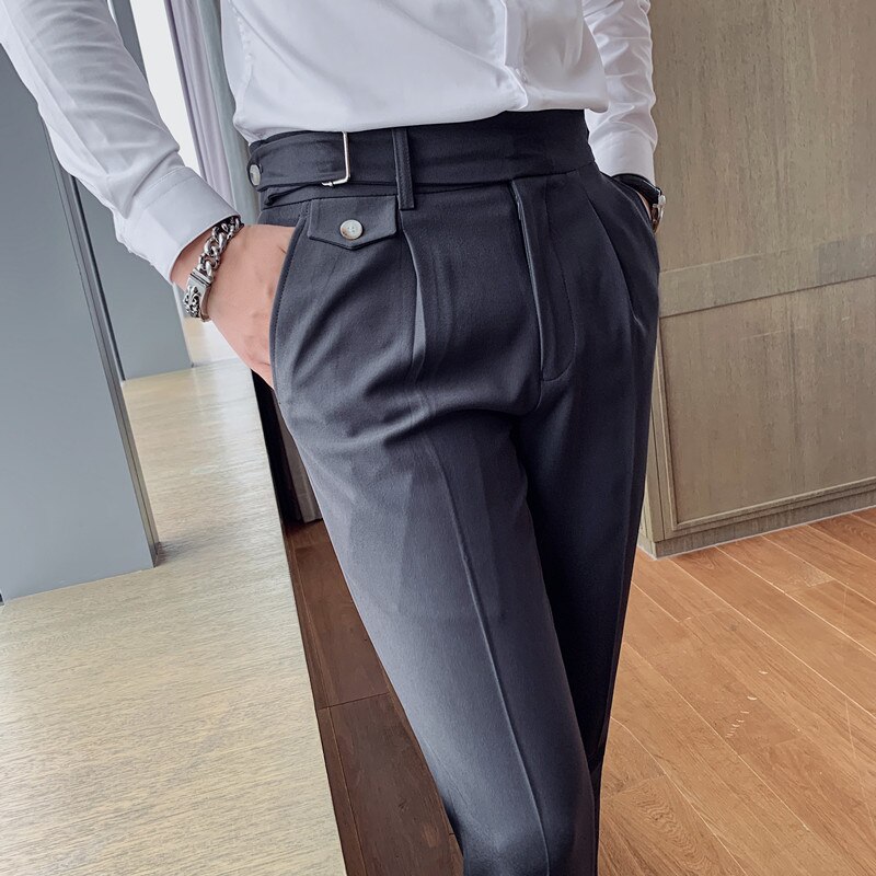 KNERO Chinos For Men Original 2022 New Korean Formal Trousers Office ...