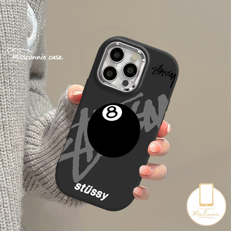 Trendy Brand Stussy Soft Case For Realme C53 C67 C25 C12 C55 C15 C55 C25s C25Y C21Y Note 50 C11 C51 C30 C20 5s 5i 5 6i 8i C20A Narzo 50 Graffiti English Luxury Plating Metal Cover. 