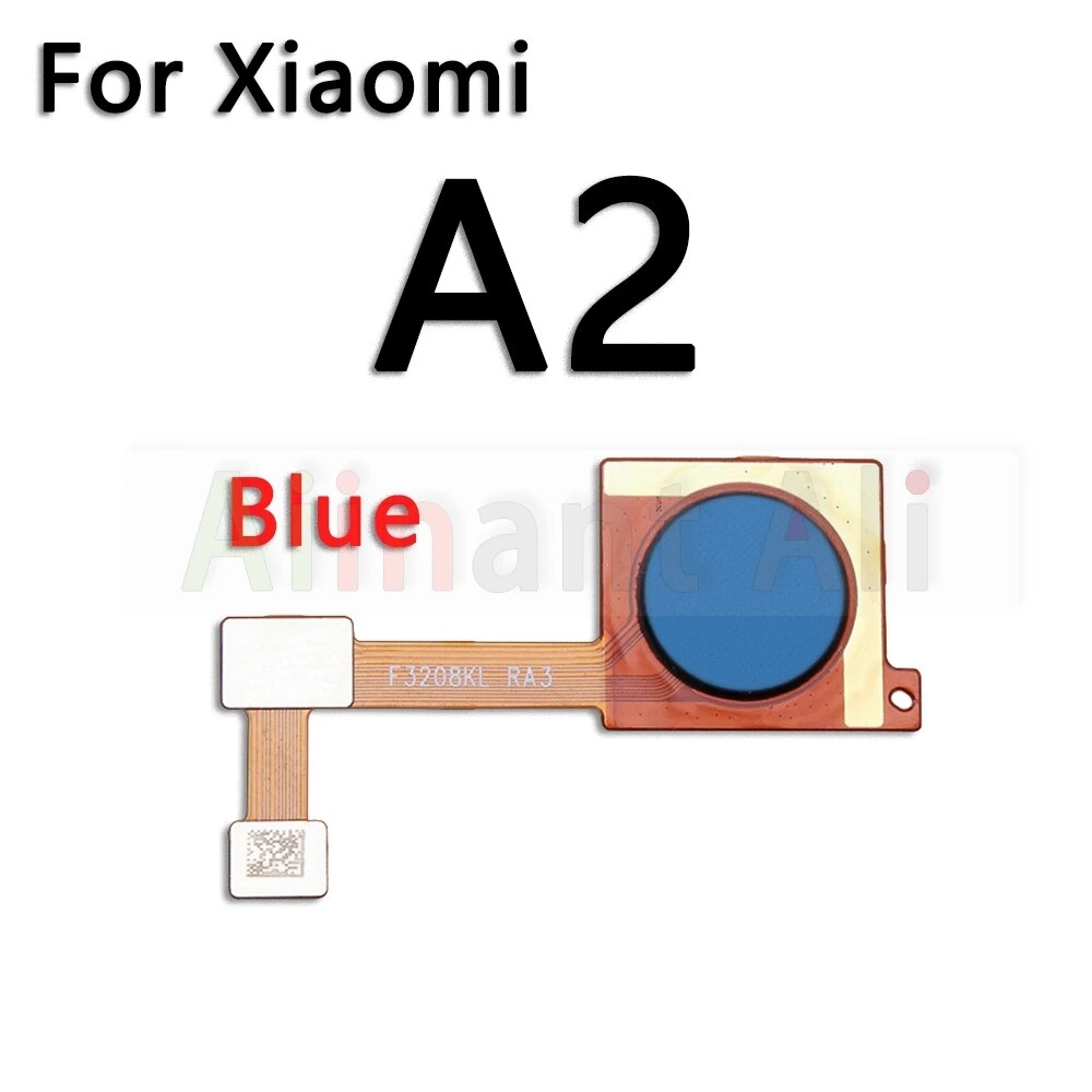Original Home Button Back Touch ID Scanner Fingerprint Sensor Flex Cable Ribbon For Xiaomi Mi A1 A2 A3 Lite Pro Plus. 