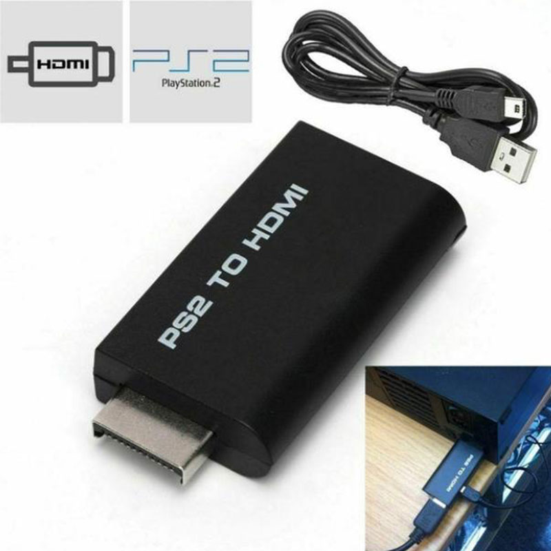 （New）P2 to HDMI Video Converter Adapter with 3.5mm Audio Output for HDTV Monitor U. 