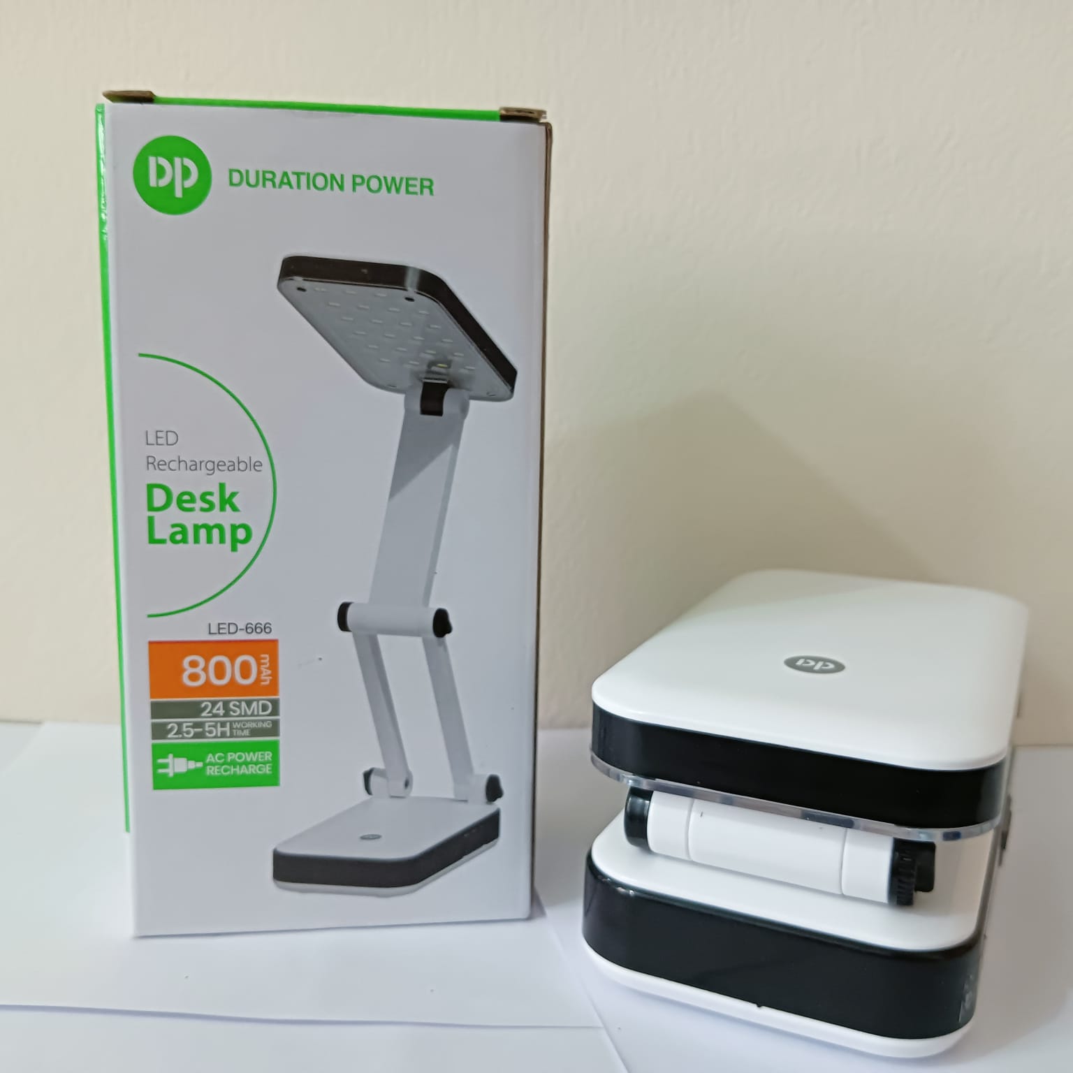 DP LED-666 Table Lamp Rechargeable Learning Reading Desk Lamp Led. 