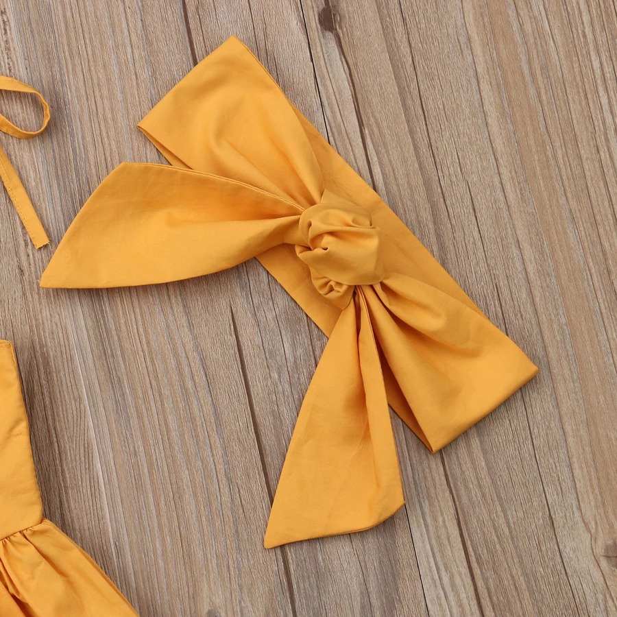 Beautiful frock with Ribbon sleeves for 6month to 5yrs baby girl, in 6 different color.. 