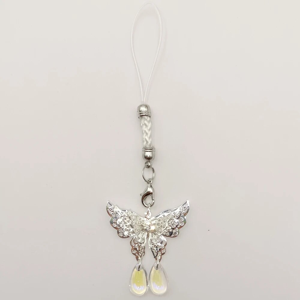 Anime Tian Guan Ci Fu Cosplay Keychain Heaven Official's Blessing Hua Cheng Xie Lian Butterfly Pendant Phone Chain Keyrings Gift. 