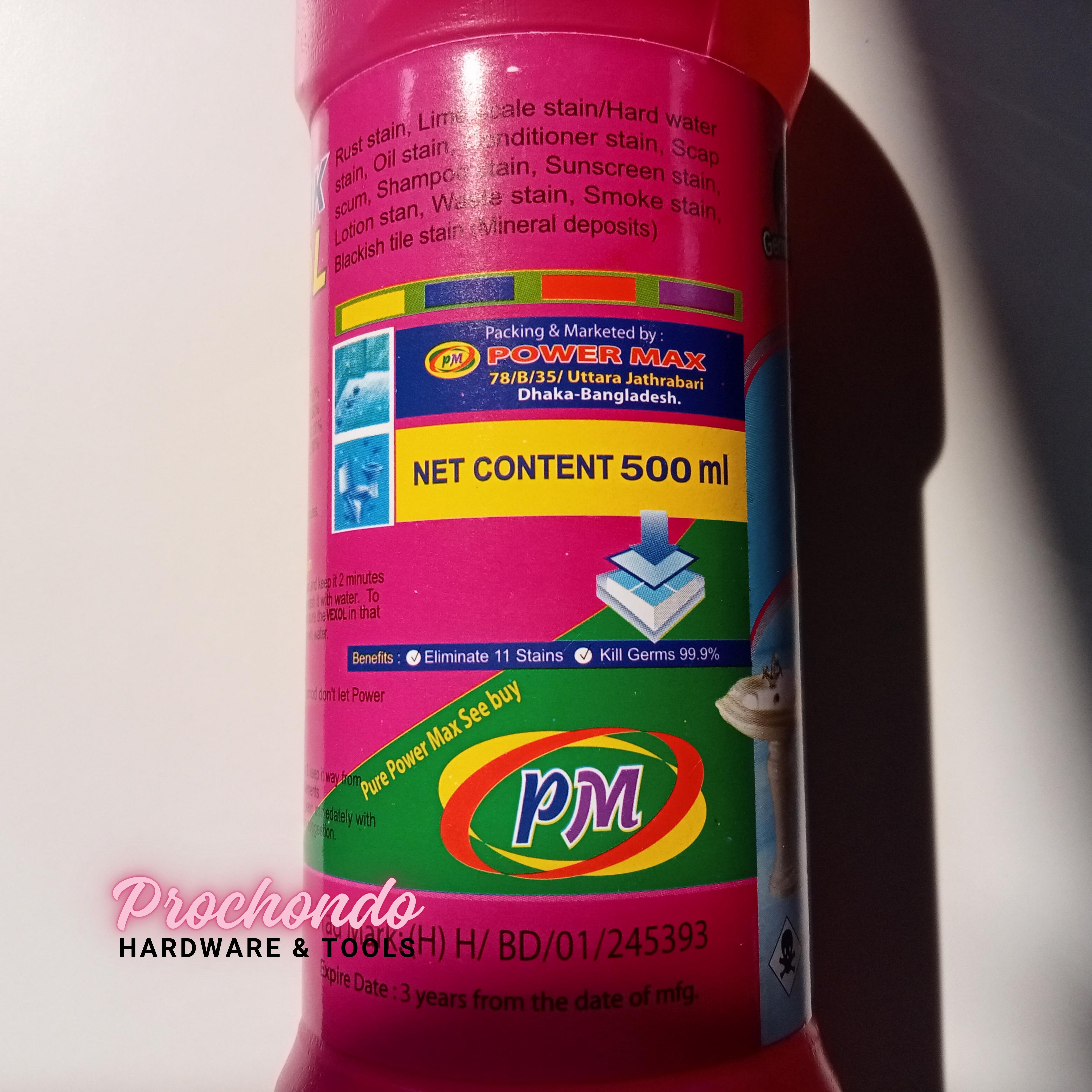 R A K Vixol Tiles and Toilet Cleaner Vexol 500 ml Bathroom Floor. 