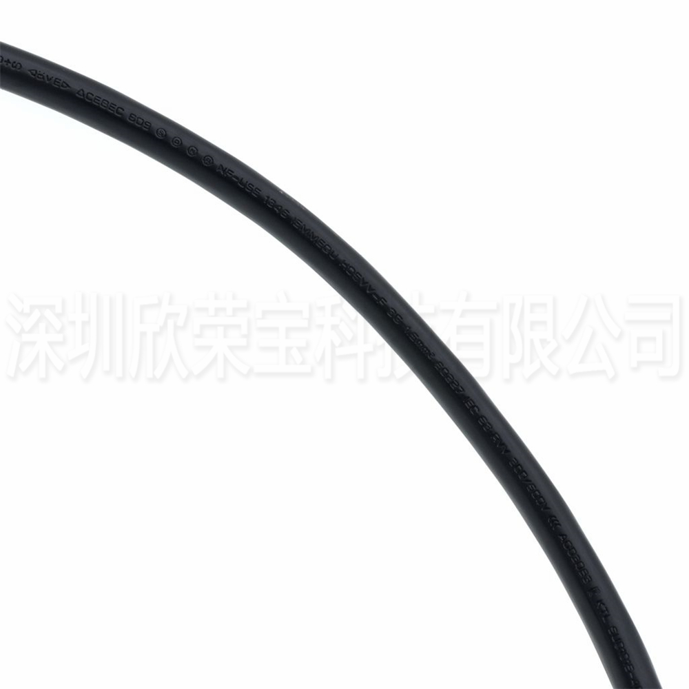 black pure copper Swiss Power Cable Switzerland IEC C13 AC Power Extension Cord 1.5m 5ft for Desktop PC Computer Monitor 10A250V. 