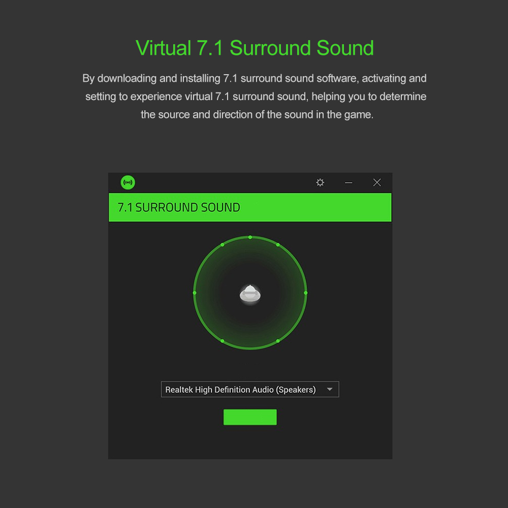 Razer Nari Ultimate Gaming Headset 7.1 Surround Sound Wireless Earphone Replacement for PC, PS4, Mac, Mobile Devices. 