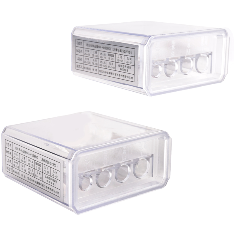 2 Pcs Carpenter Pencil Sharpener Long Point Manual Pencil Sharpener