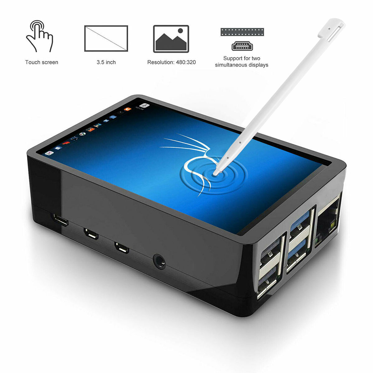 480x320 3.5 inch LCD Touch Screen Display Monitor For Raspberry Pi 4 B -. 