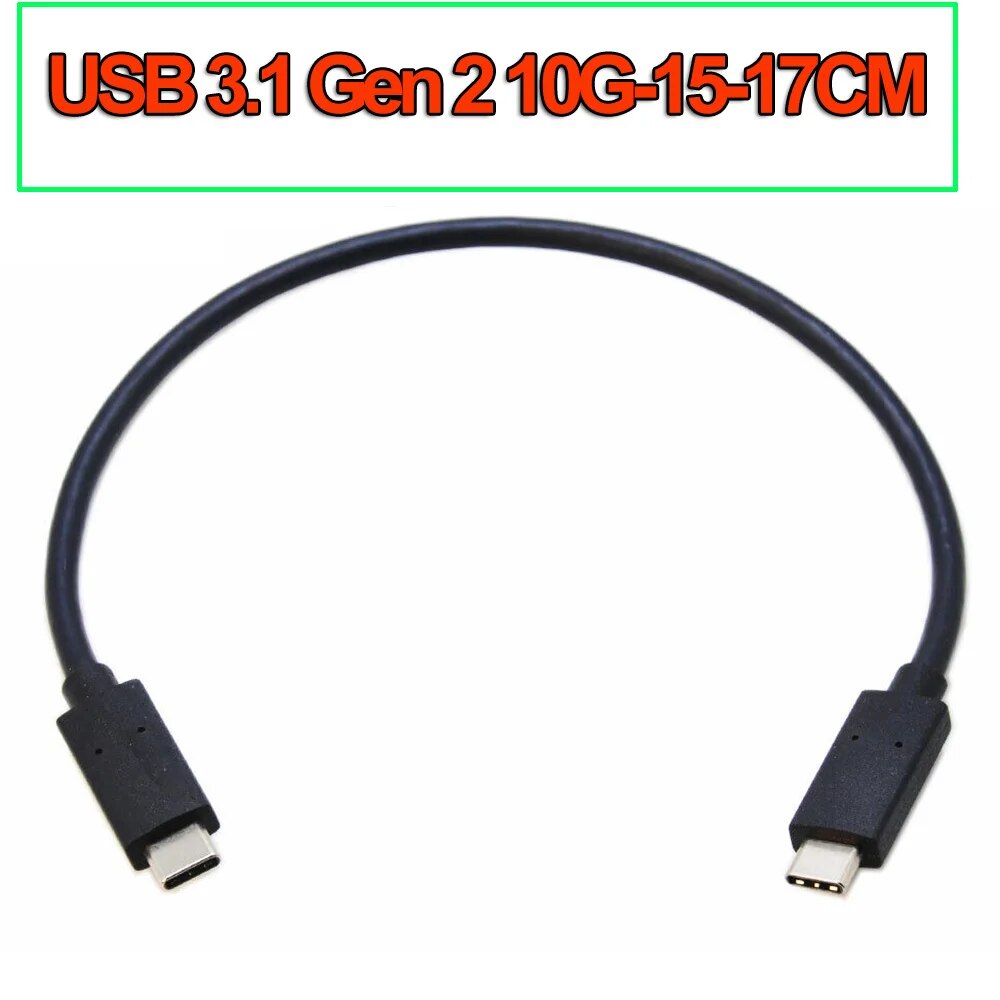 USB4 Cable 40Gbps Short USB4.0 Type C Cable 8K 60Hz USB-C to USB-C Cable for SanDisk Extreme Portable SSD Samsung T7 T5 LaCie. 
