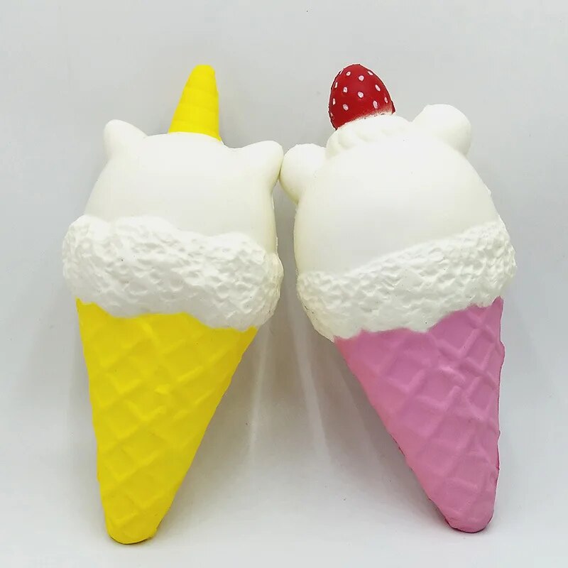 【3C VictoryEagle】Jumbo Squishy Unicorn Ice Cream Galaxy Squishies Slow Rising Bread Toys. 