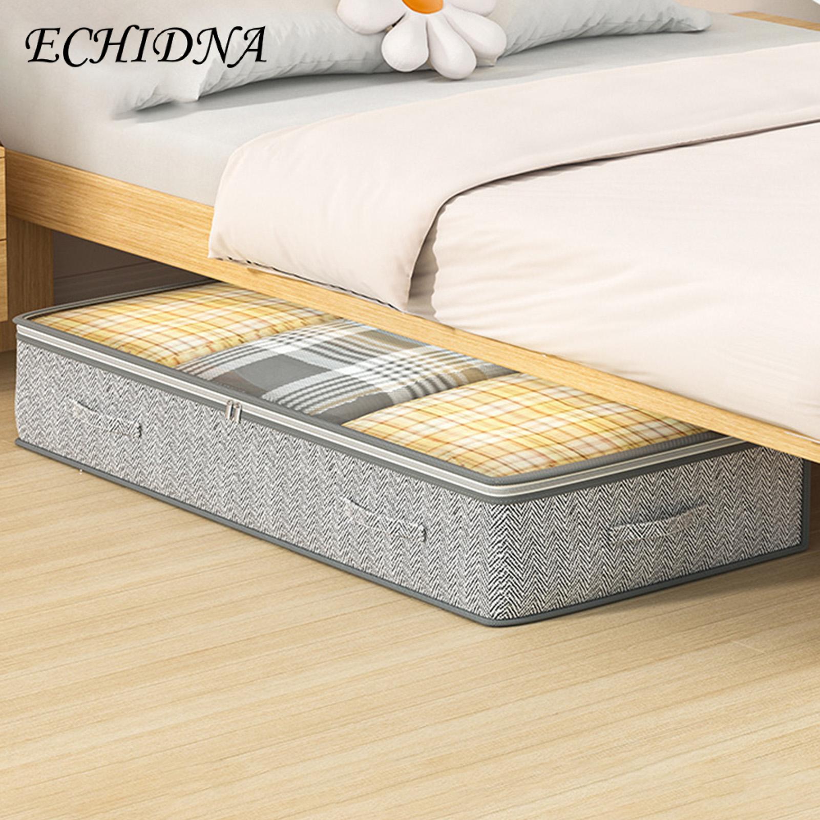 under Bed Storage Container Space-saving Underbed Storage Containers with Clear Top Cover Large Capacity Reinforced Sides Convenient Handle Ideal for Southeast Asian Buyers Clear Top Cover Storage Bag. 