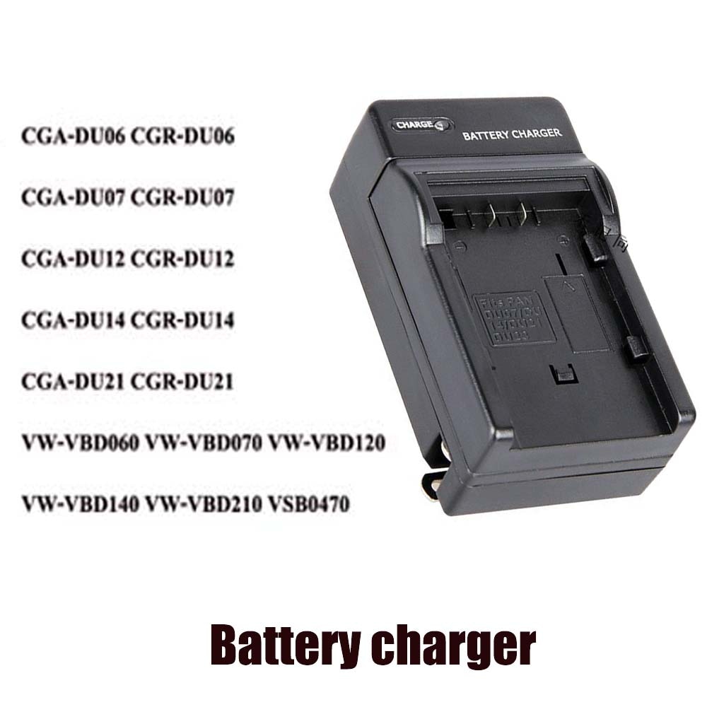 Battery Wall Charger for Panasonic VW-VBD070 VBD120 VBD140 VBD210 VSB0470 NV-GS35 GS37 GS38 GS40 GS44 GS50 GS55 GS58. 