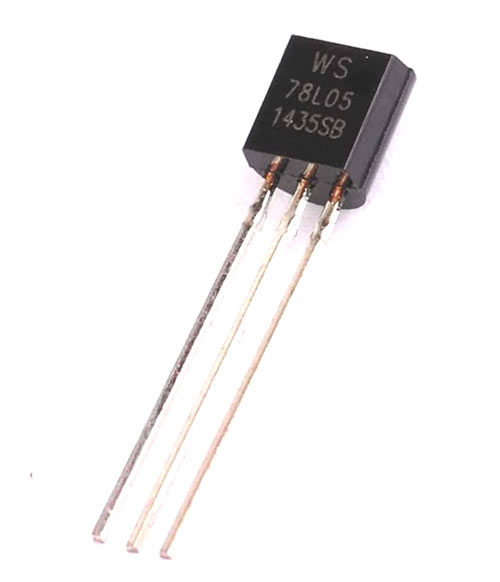 5Pcs-Transistor L78L05 IC 78L05 Voltage Regulator IC 78L05 Transistor DC 5V 100mA  TO-92 Package 3 Pin Leads 78L05 Voltage Regulator Transistor . 