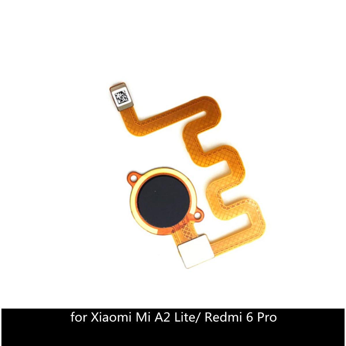 Fingerprint Sensor Home Menu Button Flex Cable For Xiaomi Redmi 6 Pro lite