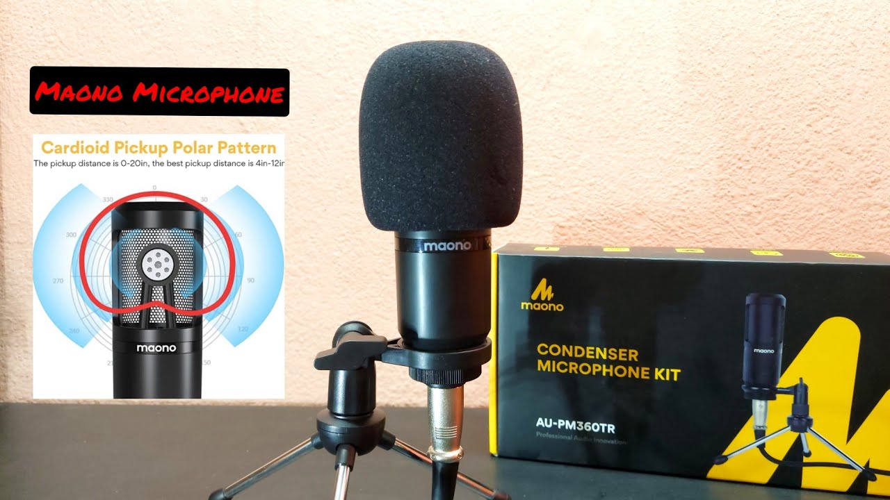 MAONO AU-PM360TR Condenser Microphone. 